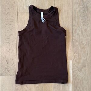 Athleta Cocoa Ribbed Tank